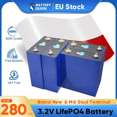 ईयू पीएल सीएन यूएसए डीडीपी लाइफपो 4 बैटरी ईवीई एलएफ 280 के 6000 टाइम्स लाइफसाइकिल उपलब्ध है