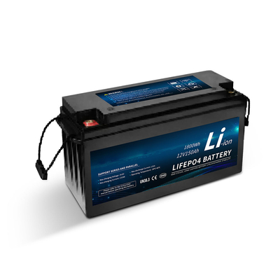 12.8V 150ah लिथियम आयन lifepo4 बैटरी पैक एलसीडी स्क्रीन ऑफ गर्ड शुद्ध साइन वेव पावर इन्वर्टर के लिए