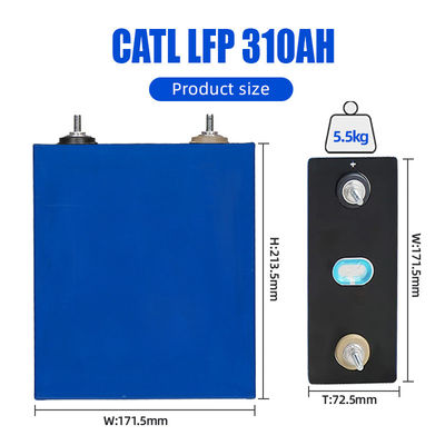 CATL LiFePO4 बैटरी लिथियम आयरन फॉस्फेट सेल 300Ah 310Ah 302Ah