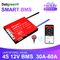 Deligreen स्मार्ट Bms Lifepo4 बैटरी 4s 80a 100a 12v UART BT 485 के साथ RV आउटडोर स्टोरेज के लिए कार्य कर सकता है