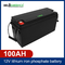 सौर ऊर्जा प्रणाली पावर स्टेशन के लिए डीप साइकिल 12V 100AH ​​LifePO4 बैटरी